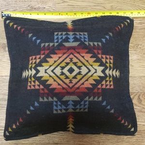 Wool 18x18 boho pillow